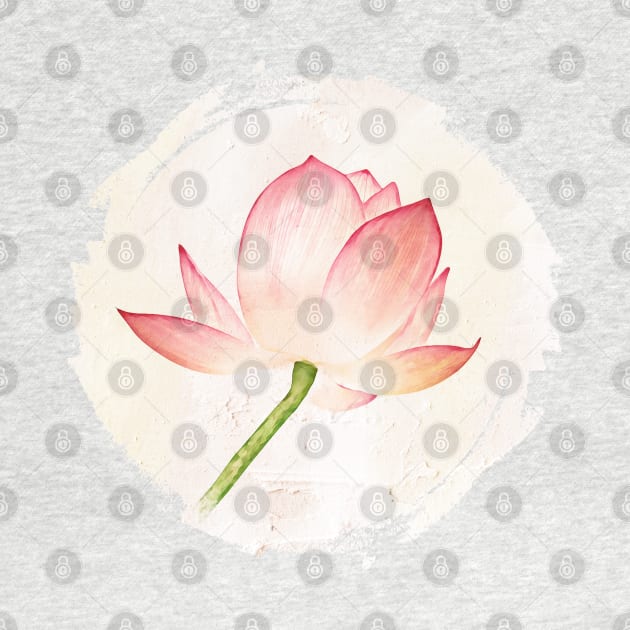 Lotus Flower Yoga Minimalist Design by TopTeesShop